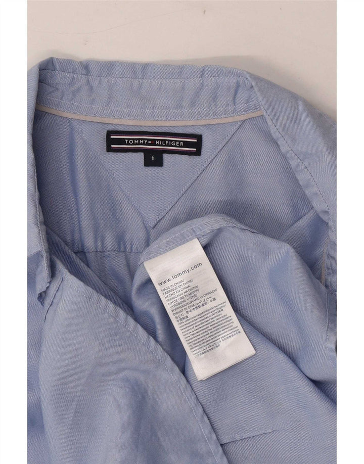 Tommy Hilfiger Camisa para mujer US 6 Algodón azul medio
