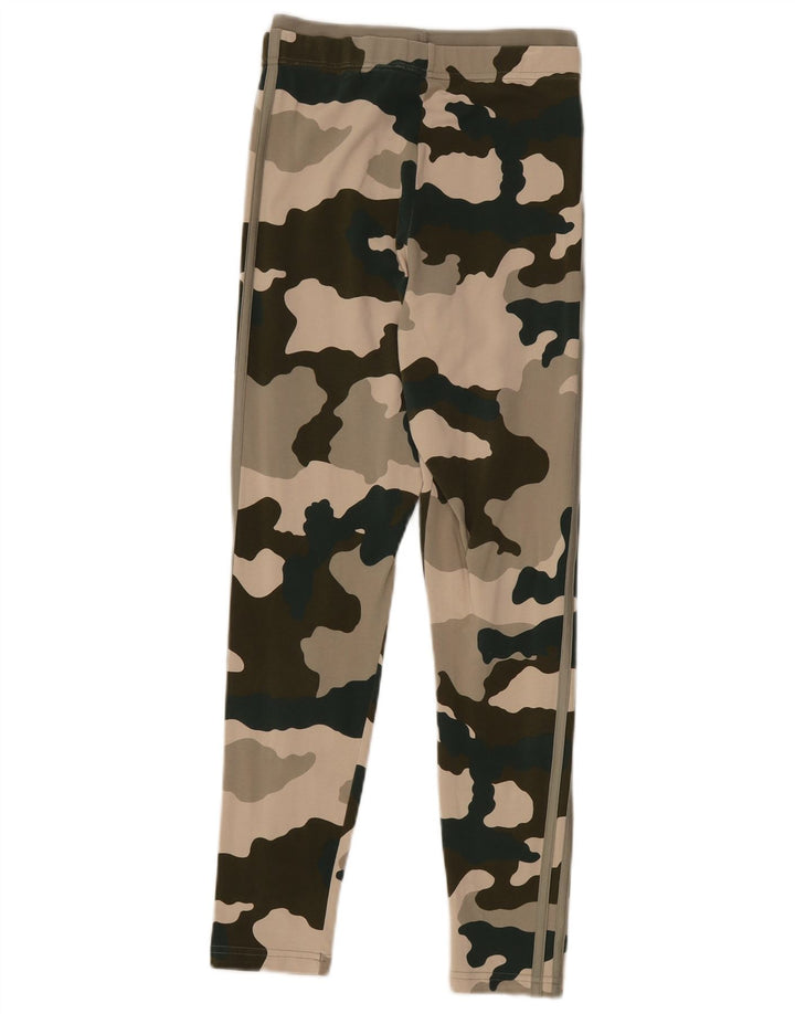 ADIDAS Leggings ajustados para mujer UK 4/6 XS Camuflaje multicolor
