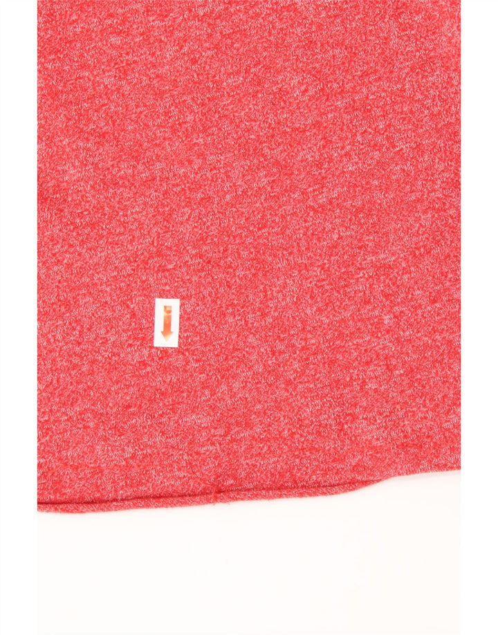 SUPERDRY Camiseta gráfica para hombre Top pequeño de algodón rojo