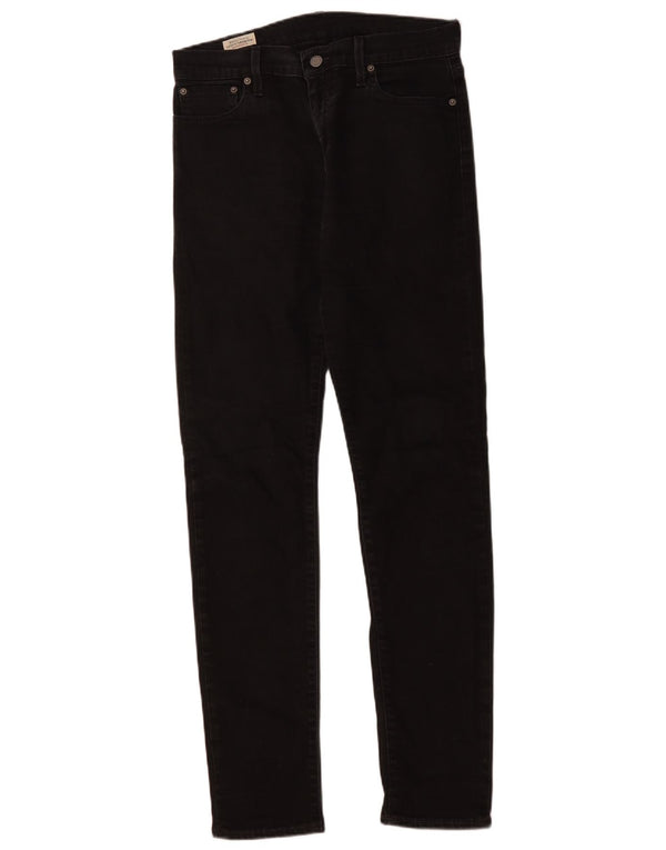 LEVI'S Jeans 512 Slim Tapered para hombre W30 L34 Algodón negro