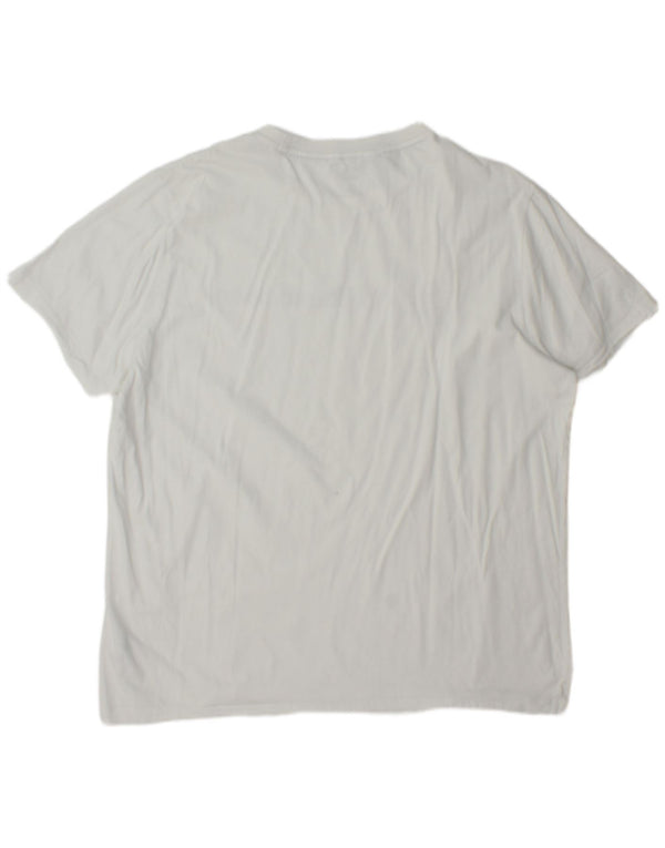 Puma Camiseta gráfica para hombre Top 2XL Algodón blanco