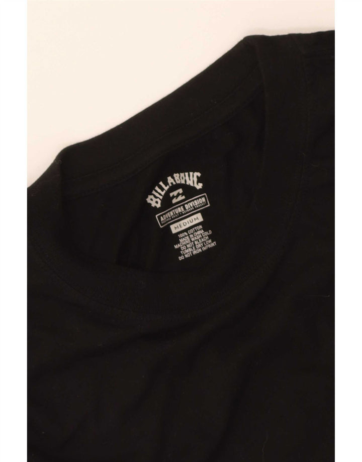 Billabong Hombre Camiseta Gráfica Top Medium Negro Algodón