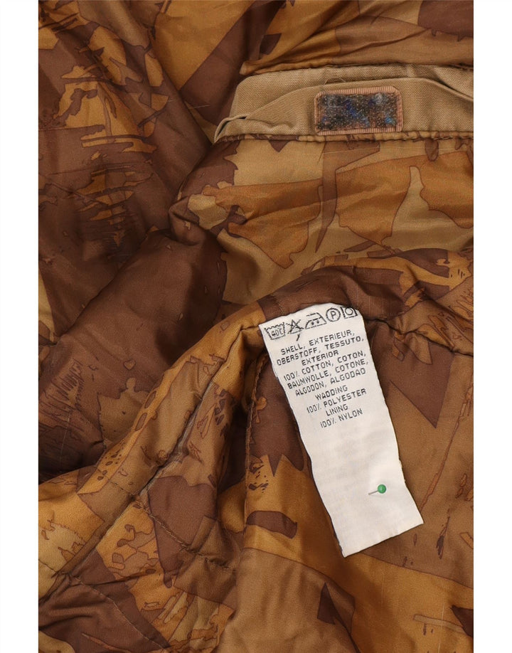 O'Neill Chaqueta utilitaria con capucha para hombre UK 40 Large Beige Cotton