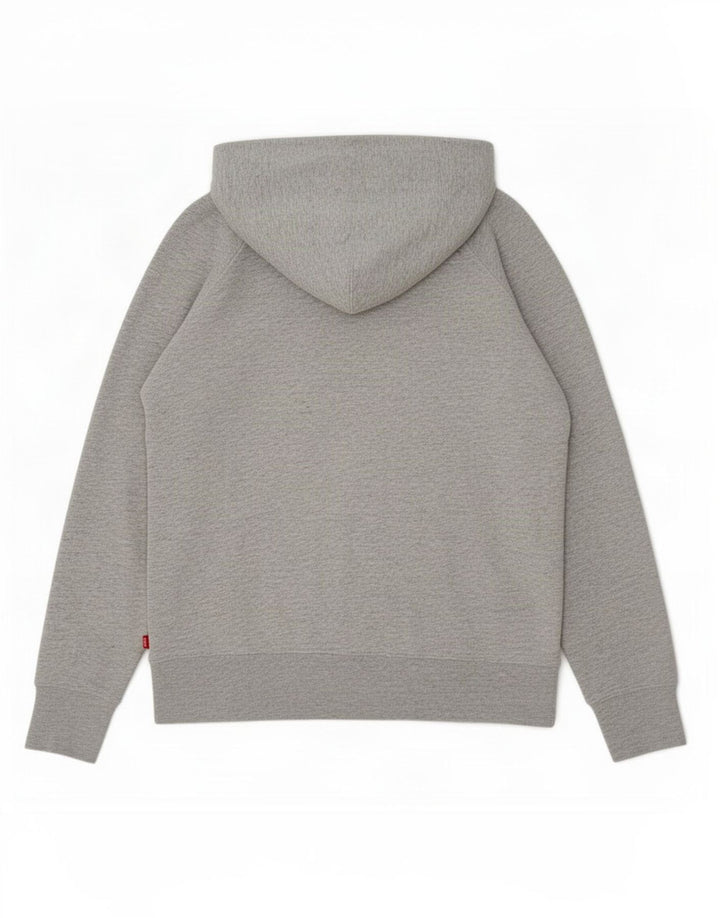 Levi's Hombre Sudadera Con Capucha Gráfica Jersey Pequeño De Algodón Gris