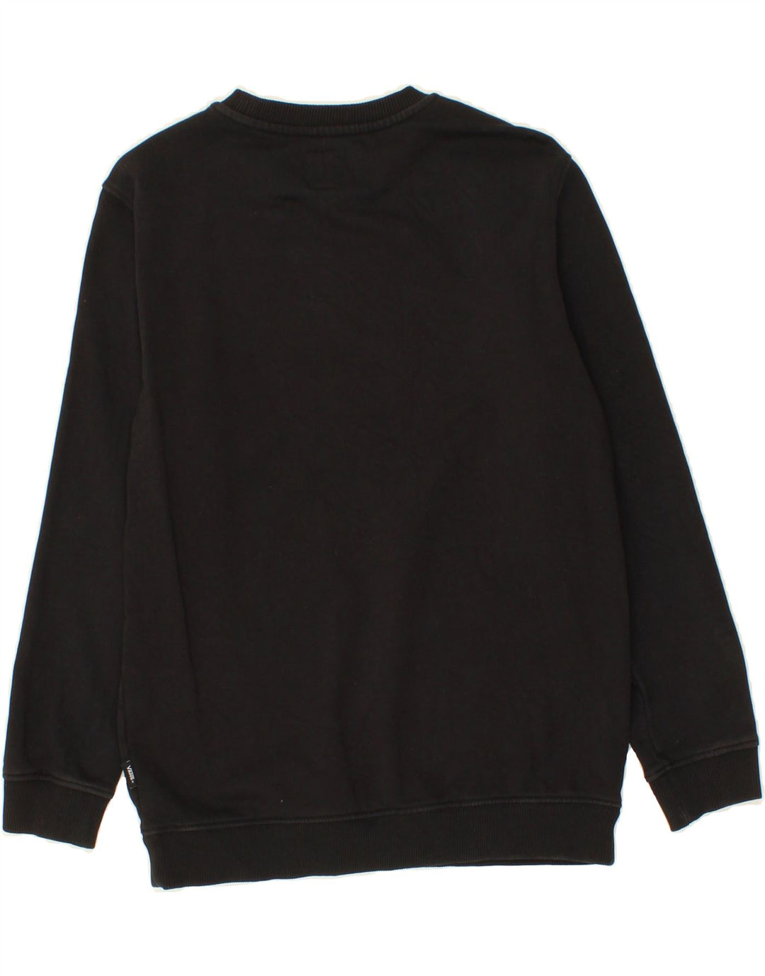 VANS Sudadera con gráfico para niños, jersey, 12-13 años, grande, negro