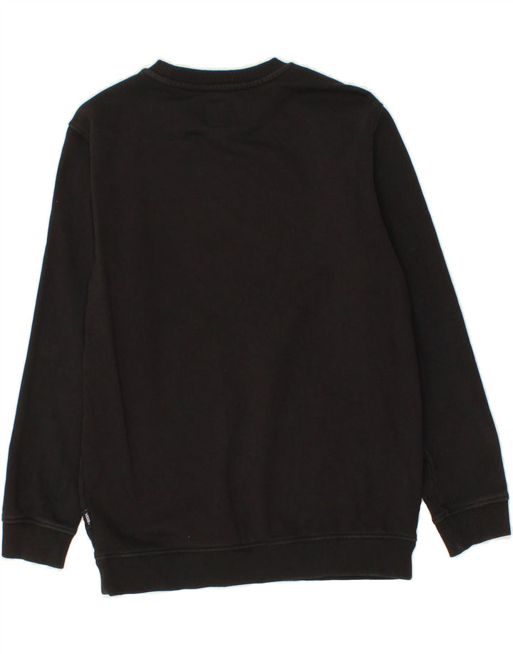VANS Sudadera con gráfico para niños, jersey, 12-13 años, grande, negro