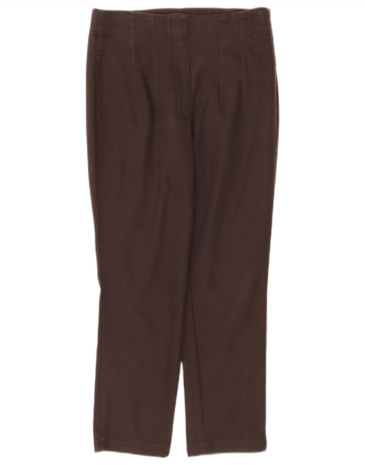 Massimo Dutti Pantalón Corto Recto Mujer EU 40 Medium W30 L26 Marrón