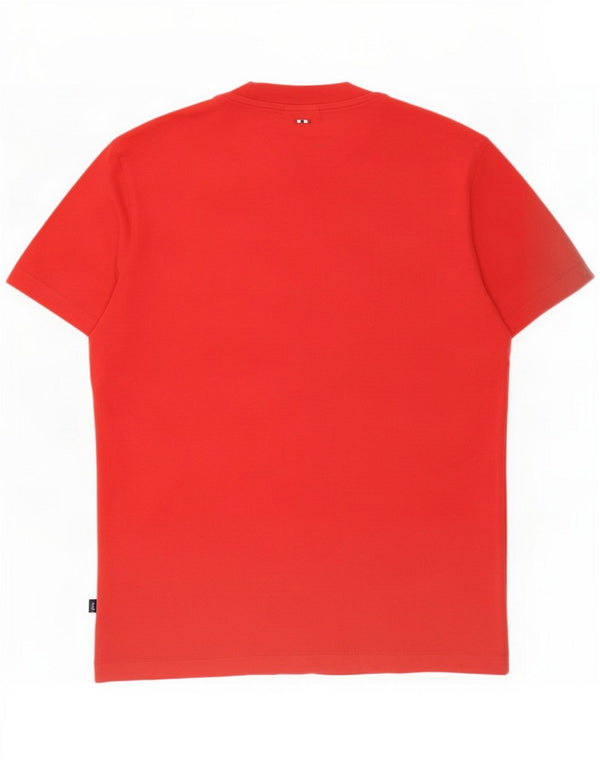 Napapijri Camiseta gráfica para hombre Top Medium Red