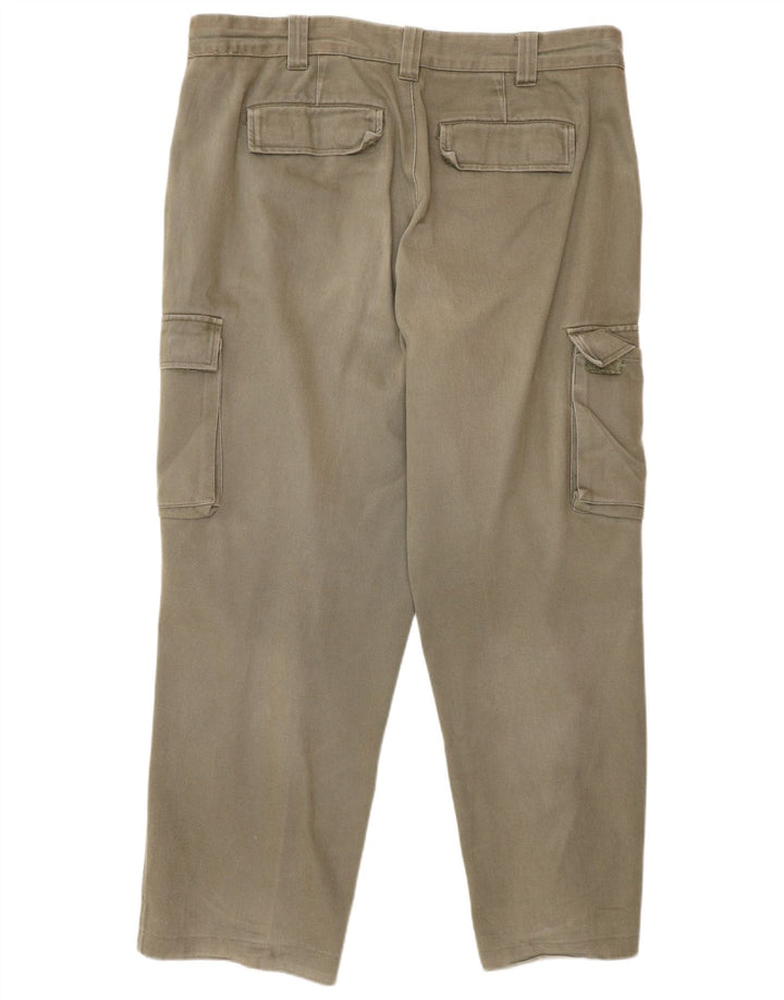 Timberland Pantalón cargo recto para hombre W36 L27 Algodón beige