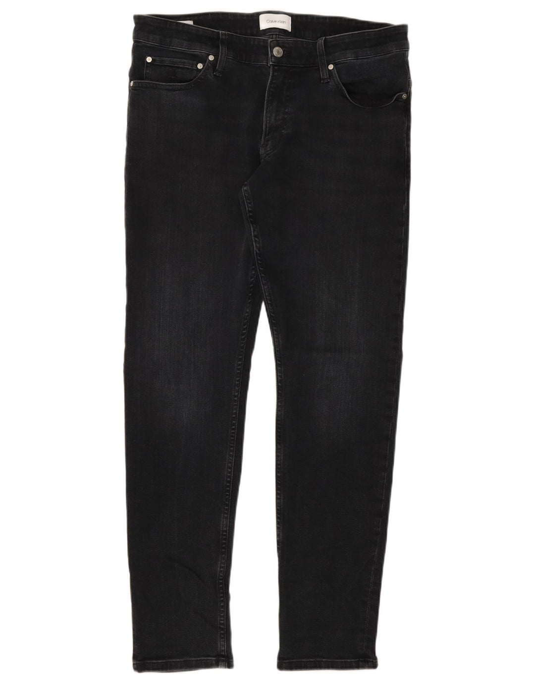 Calvin Klein Jeans ajustados para hombre W33 L32 Algodón negro