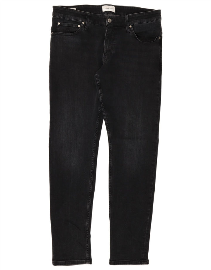 Calvin Klein Jeans ajustados para hombre W33 L32 Algodón negro