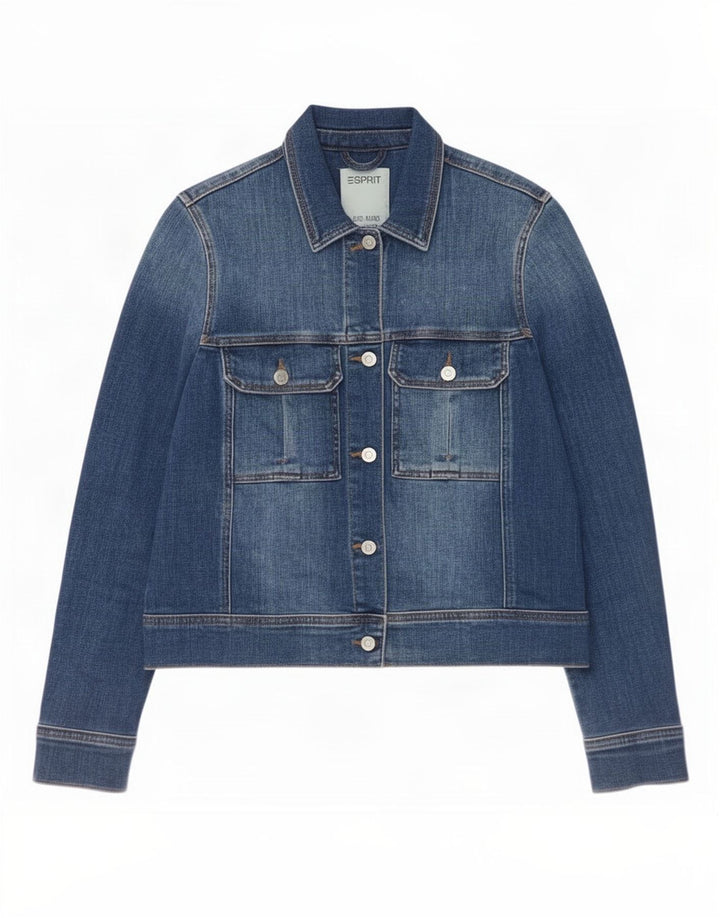 Esprit Chaqueta vaquera para mujer UK 40 Algodón azul medio