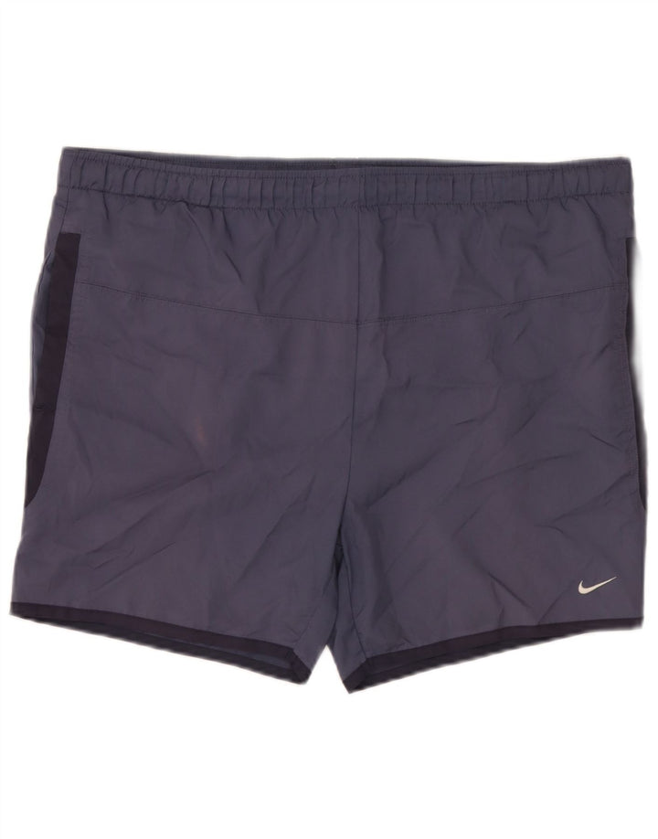 Nike Bañador Hombre UK 39/41 Medium Azul Marino Colorblock Poliéster