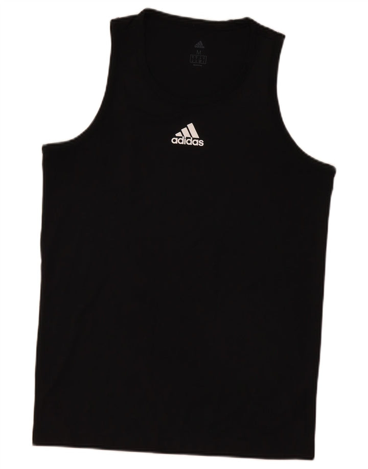 Adidas Hombre Graphic Vest Top Medio Negro Poliéster
