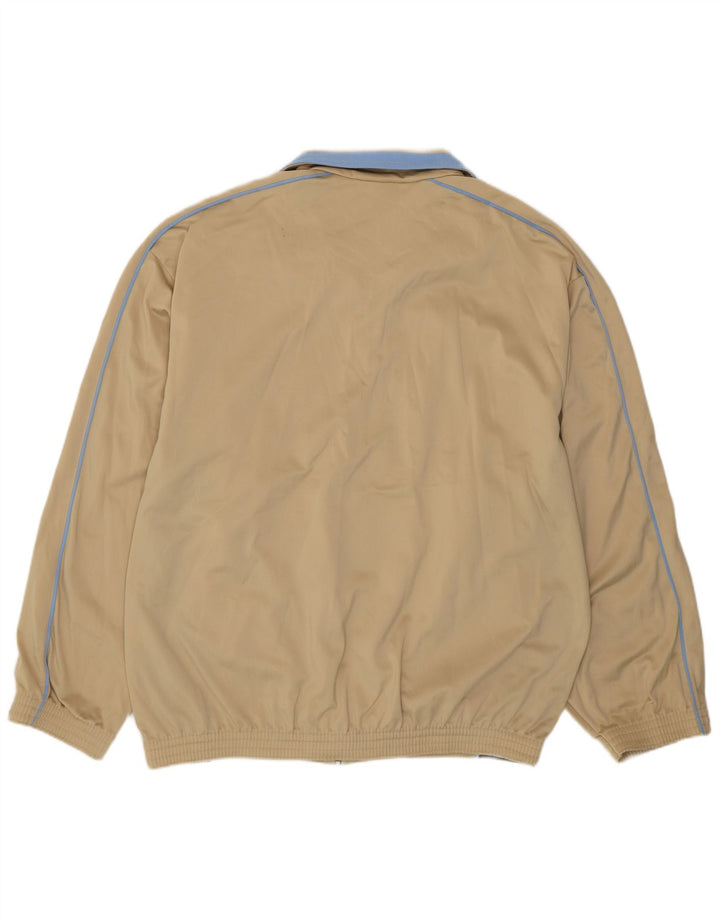 Puma Chaqueta de chándal para hombre XL Beige Colorblock Poliéster