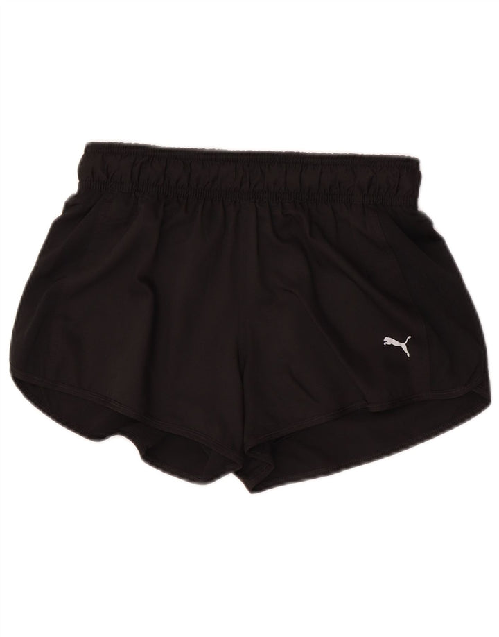Puma Pantalones cortos deportivos para mujer UK 10 Small Black