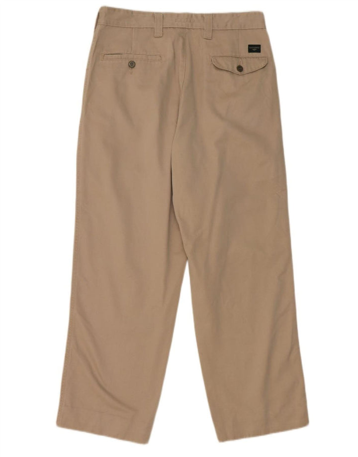 DOCKERS Mens Pegged Chino Trousers W32 L27 Beige