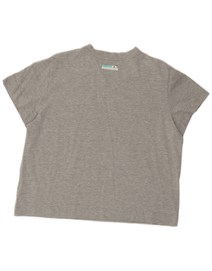 ADIDAS X STELLA MCCARTNEY Camiseta gráfica para mujer Top ES 20/22 XL Gris