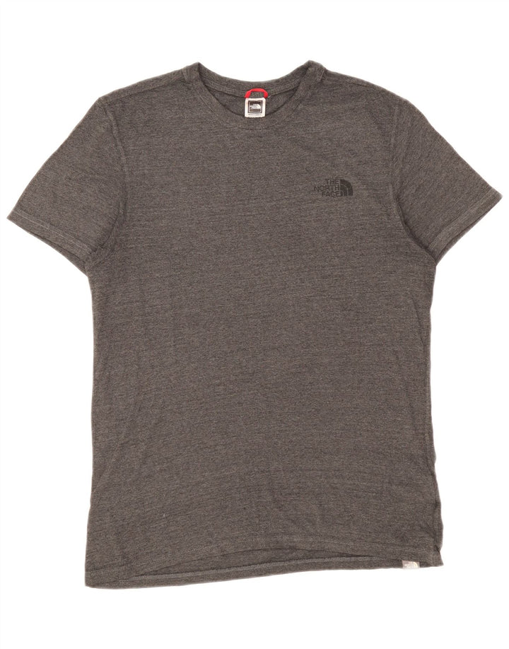 Camiseta The North Face Hombre Top Algodón Moteado Gris Medio
