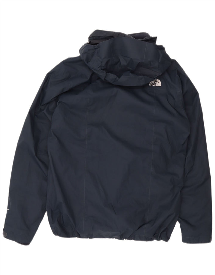 The North Face Chaqueta cortavientos con capucha para hombre UK 38 Medium Azul marino