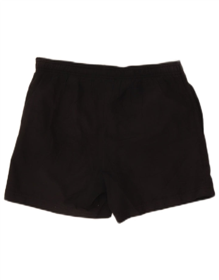 Champion Pantalones cortos deportivos para mujer UK 8 Small Poliéster negro