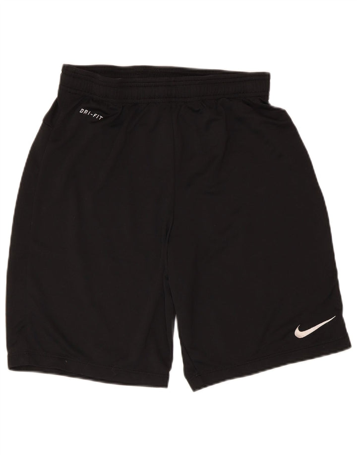 NIKE Pantalones cortos deportivos Dri Fit para hombre, talla mediana, negro