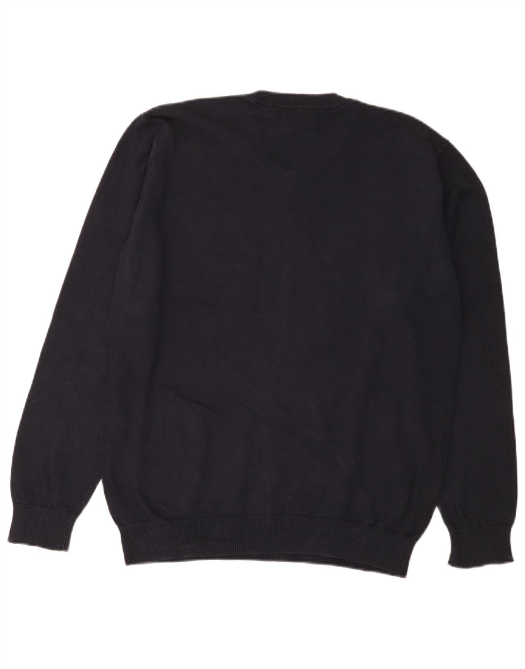 Pierre Cardin Jersey con Cuello en V para Hombre Jersey Medio Azul Marino Algodón