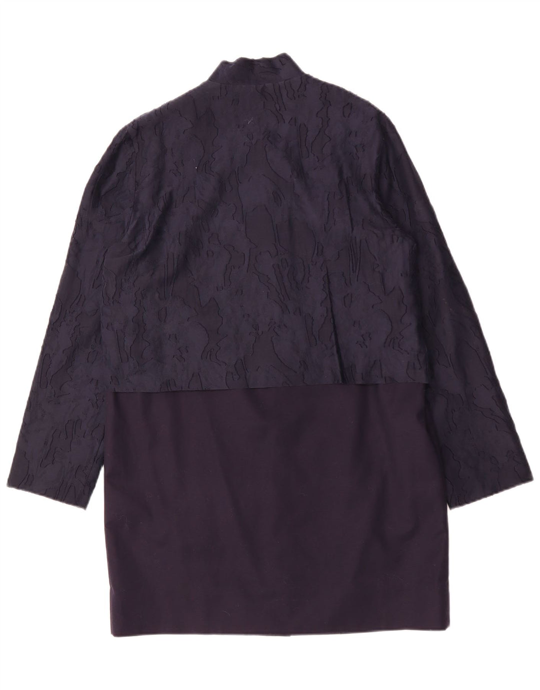 Abrigo para mujer COS EU 40 Algodón de camuflaje azul marino mediano