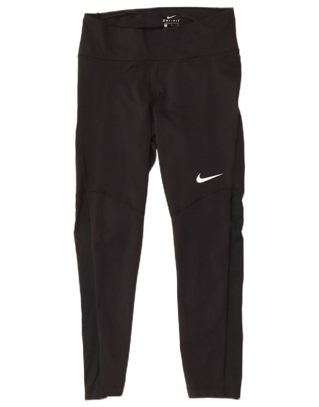 Nike Leggings cortos Dri Fit para mujer UK 8 Small Poliéster negro
