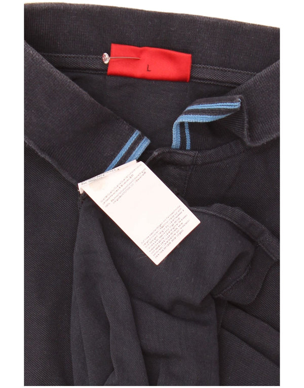 Polo Hugo Boss Hombre Grande Azul Marino Algodón