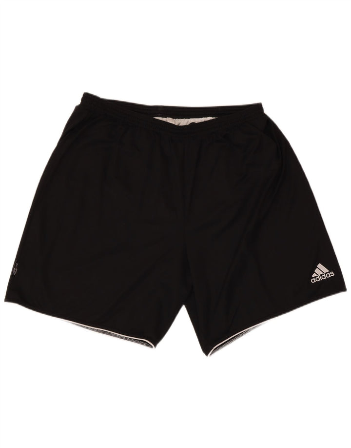 ADIDAS Pantalones cortos deportivos Climalite para hombre UK 46 XL Poliéster negro