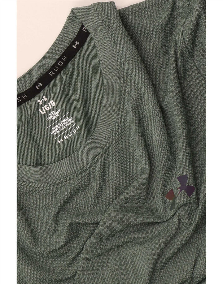 Camiseta Under Armour Hombre Top Grande Verde