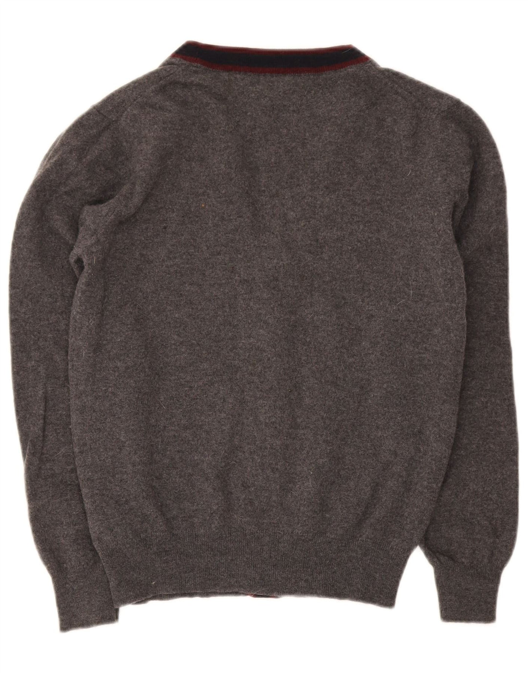 Fred Perry Hombre Lana Gris Medio