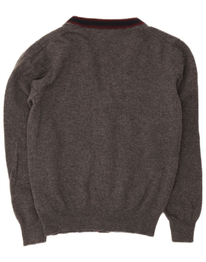 Fred Perry Hombre Lana Gris Medio