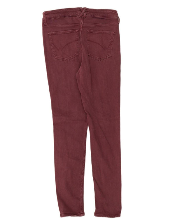 White Stuff Vaqueros pitillo para mujer UK 40 Medium W32 L29 Algodón burdeos