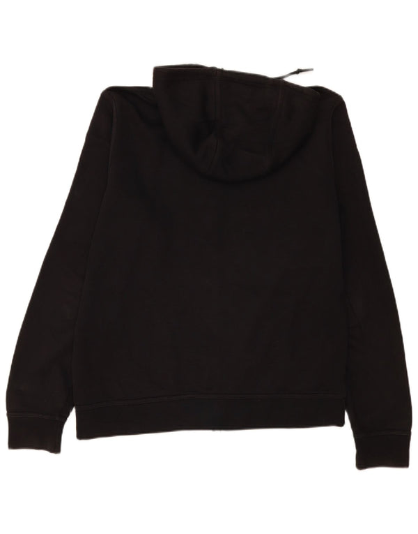 Nike - Sudadera con capucha y cremallera para hombre, talla grande, algodón negro