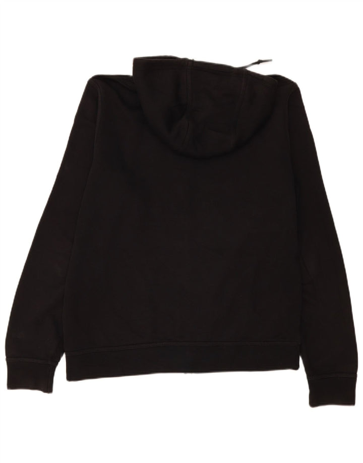 Nike - Sudadera con capucha y cremallera para hombre, talla grande, algodón negro