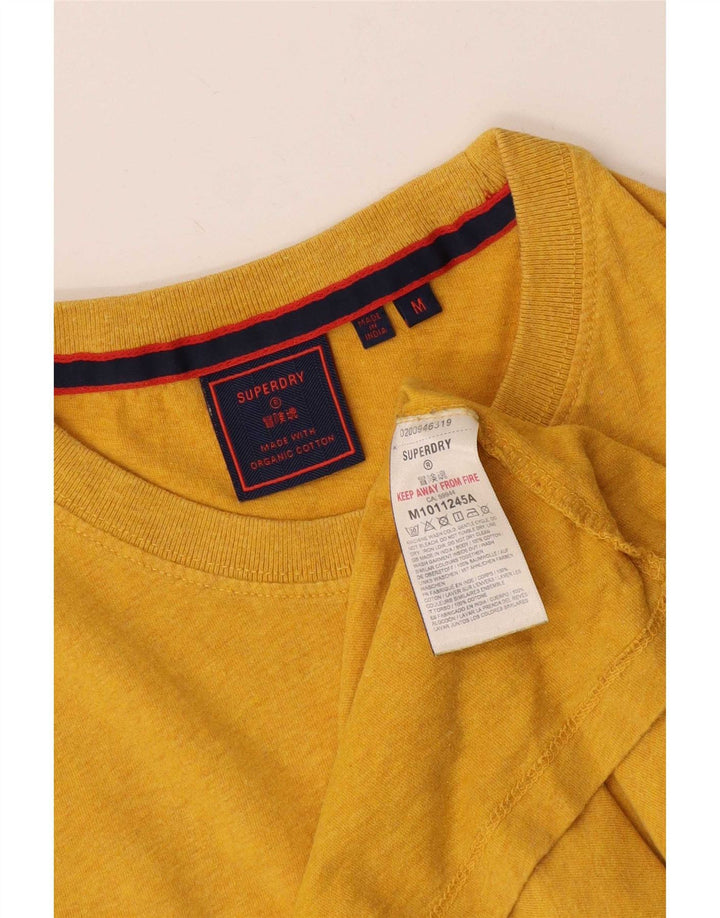 Camiseta Superdry Hombre Top Medium Amarillo Algodón