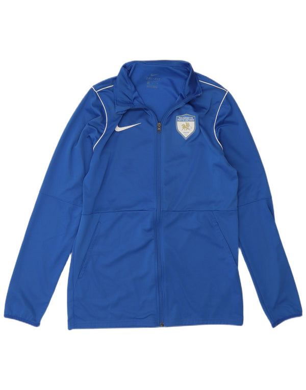 Nike Mujer Graphic Chándal Top Chaqueta Deportiva De Poliéster Azul Medio