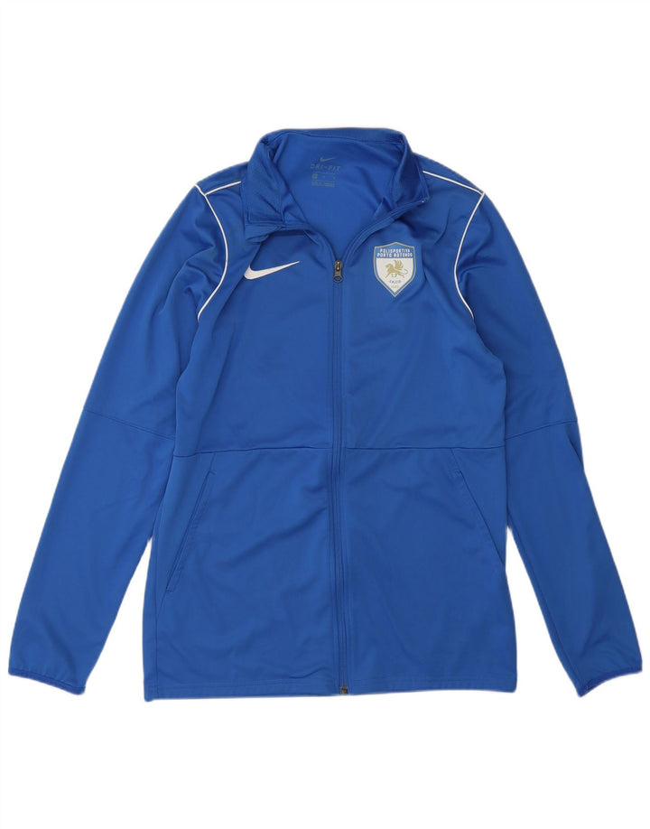Nike Mujer Graphic Chándal Top Chaqueta Deportiva De Poliéster Azul Medio