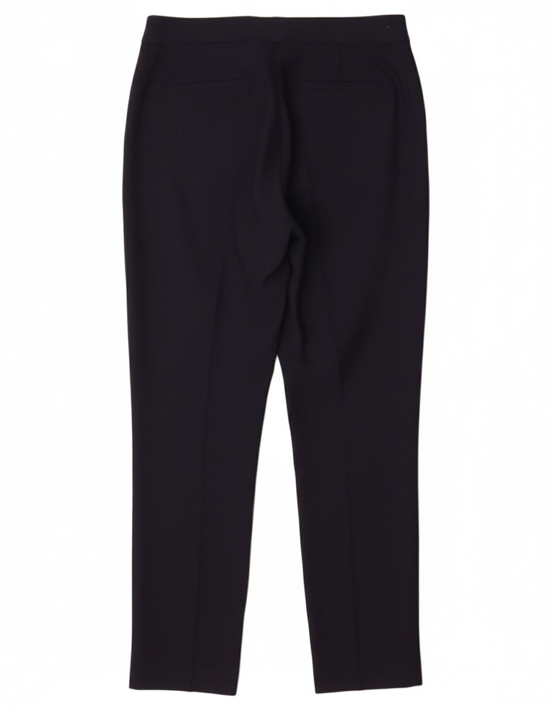 HOBBS Pantalón chino ajustado para mujer Medium W28 L28 Lana azul marino