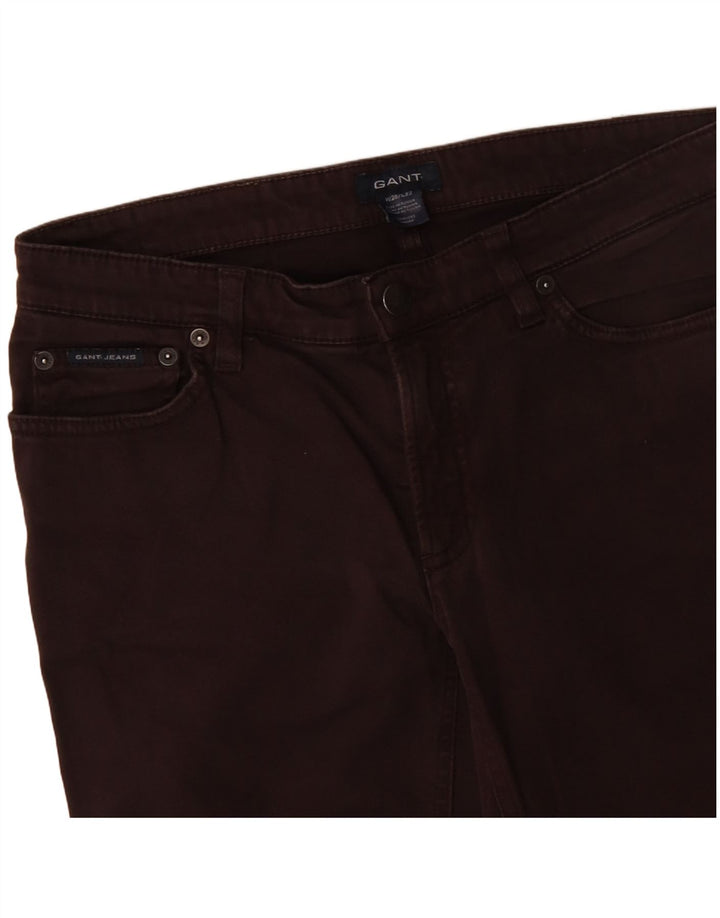 GANT Pantalón casual con corte bootcut para mujer W28 L29 Algodón marrón