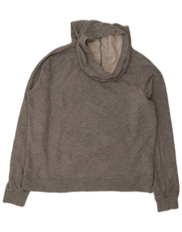 Nike - Sudadera con capucha para mujer, talla 40, talla grande, algodón gris