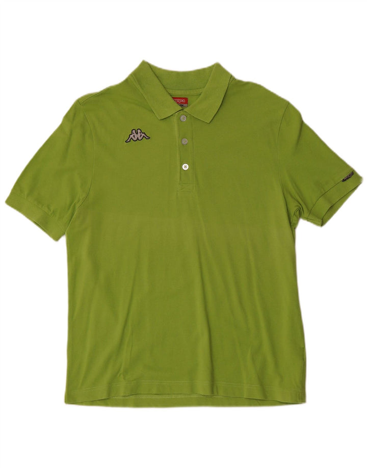 Polo Kappa Hombre Verde Medio