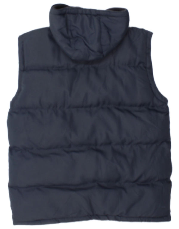 Pierre Cardin Chaleco acolchado con capucha para hombre UK 36 Small Azul marino