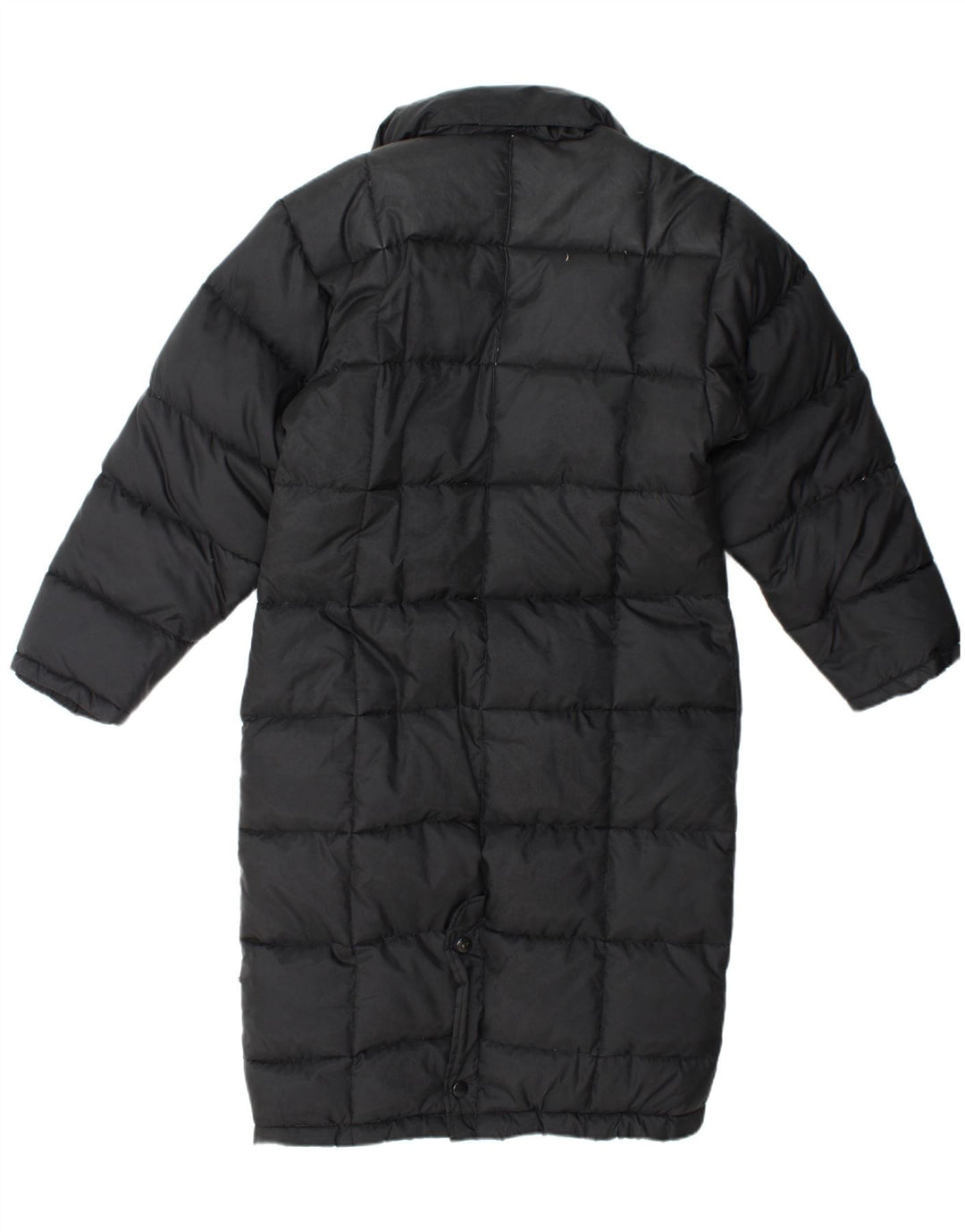 L'EQUIPE Abrigo acolchado con capucha para mujer UK 10 Small Black