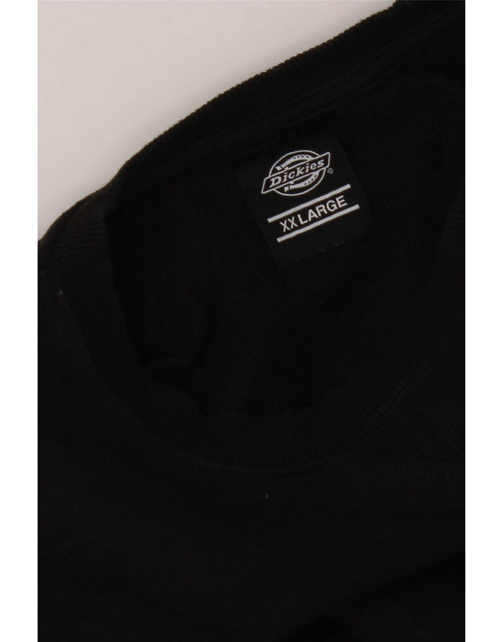 Dickies - Sudadera para hombre (2XL, algodón), color negro