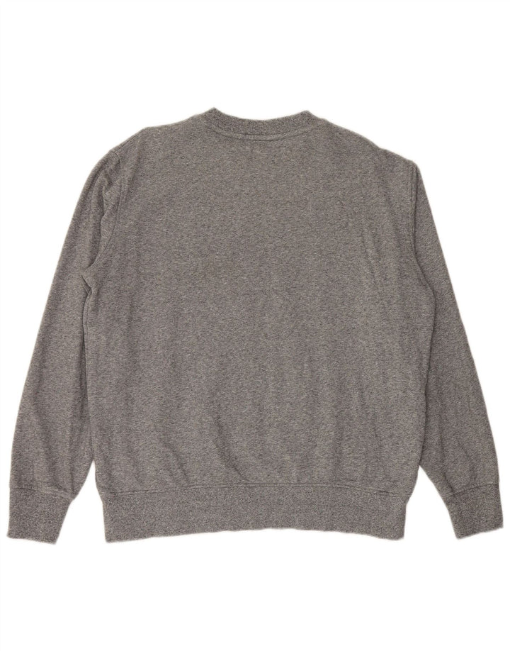Marks & Spencer Sudadera tipo jersey para hombre de algodón moteado gris grande