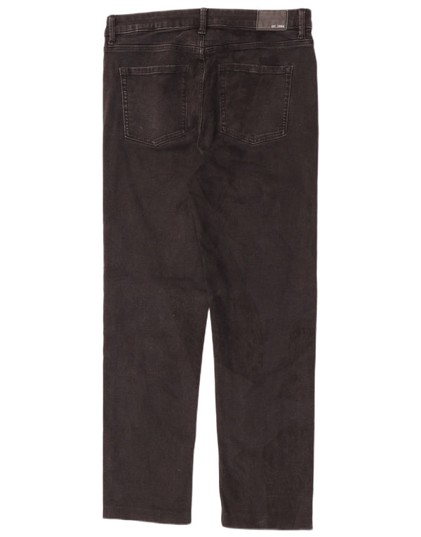 Marks & Spencer Jeans rectos The Sienna para mujer UK 14 Large W32 L27 Negro