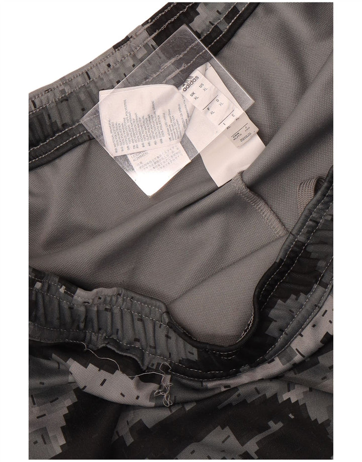Pantalón Chándal ADIDAS Hombre XL Gris Camuflaje Poliéster